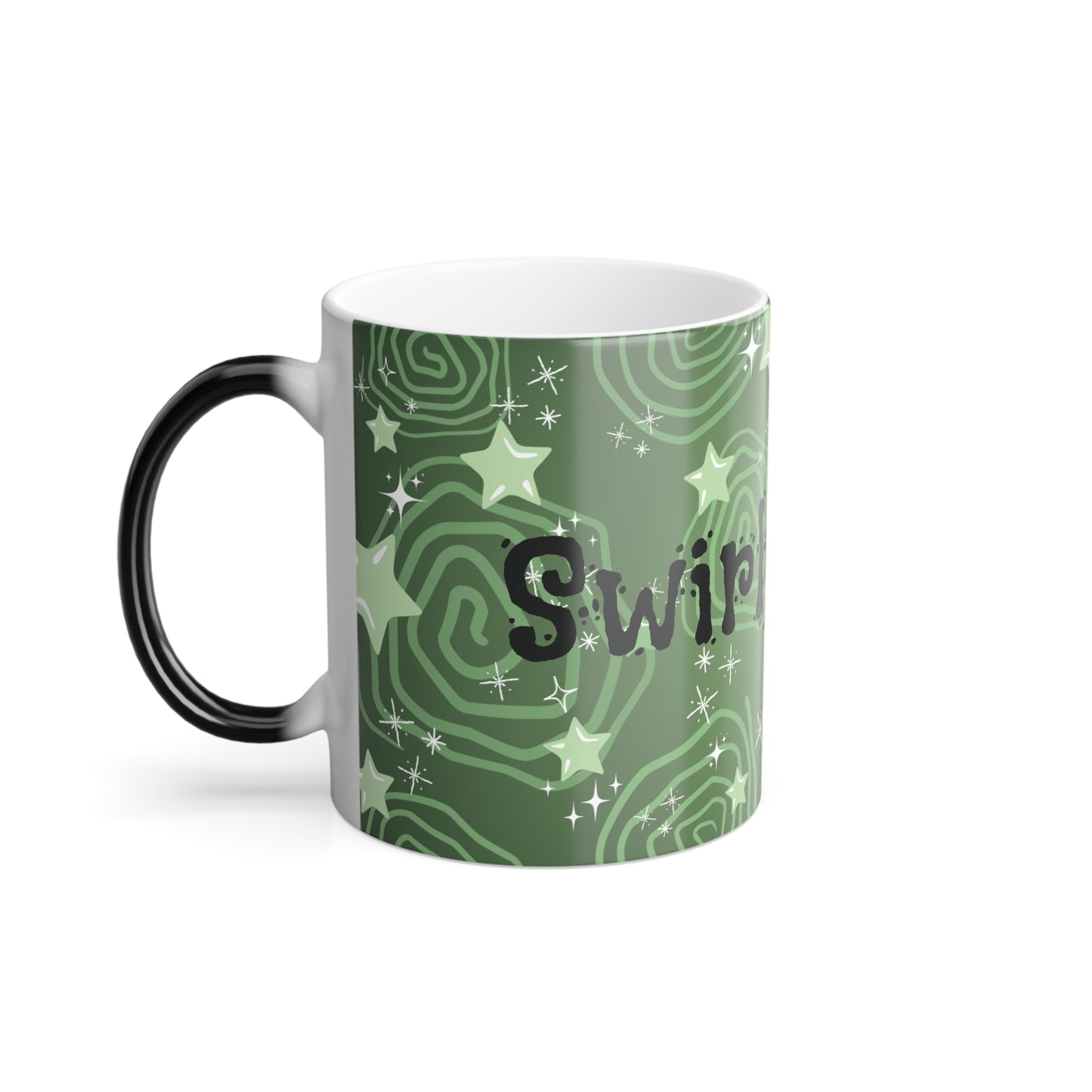 Color Morphing Swirly Star Mug