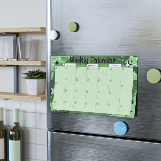 Swirly Star Weekly Schedule Post-it® Pad