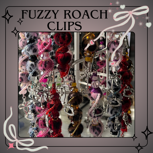 Fuzzy Roach Clips