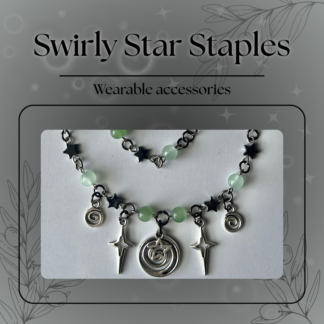 Swirly Star Staples
